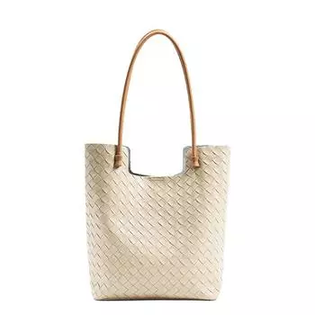 Женская сумка через плечо из натуральной кожи, роскошная брендовая дизайнерская сумка для женщин, плетеная сумка-тоут для женщин чёрный