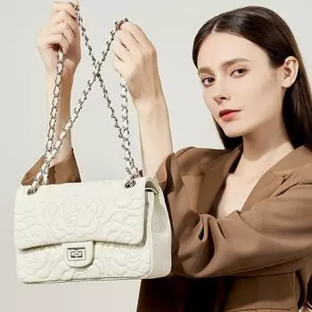 Женская сумка через плечо из натуральной овечьей кожи, роскошная дизайнерская сумка, модные сумки-мессенджеры, сумки через плечо