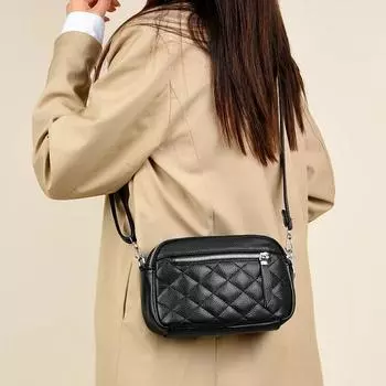 Женская сумка через плечо из натуральной коровьей кожи, высококачественные сумки через плечо, повседневные сумки класса люкс