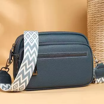 Женская сумка через плечо из натуральной кожи, большая вместительная сумка-мессенджер из кожи, роскошная мода, высокое качество