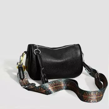 Женская сумка через плечо из натуральной кожи первого слоя, женская сумка через плечо, модная сумка-подушка с широким ремнем, мягкие кожаные сумки, сумка-мессенджер хаки