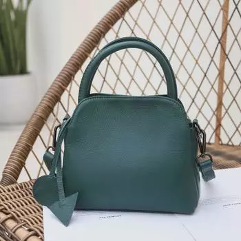 Женская сумка через плечо из натуральной кожи с верхней ручкой - элегантный европейский и американский стиль 2025 г.