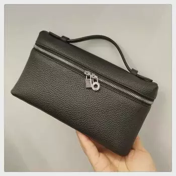 Женская сумка через плечо из натуральной кожи 2024 года - стиль ланч-бокса LP19 19CM