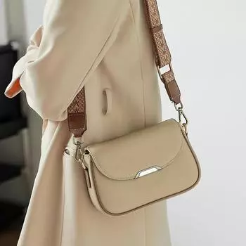 Женская сумка через плечо из натуральной кожи, новая ретро-сумка через плечо для поездок на работу, модная универсальная высококачественная маленькая квадратная сумка