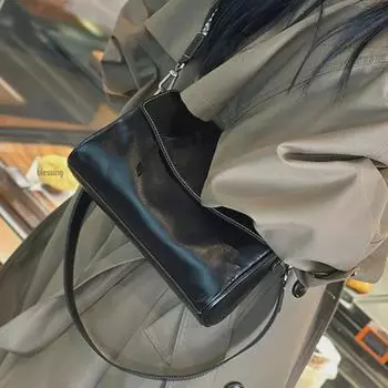 Женская сумка через плечо из натуральной кожи большой вместимости - 2025 Универсальная сумка через плечо нефритовый/зелёный