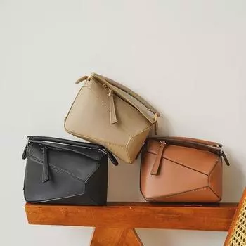 Женская сумка через плечо из натуральной кожи в стиле ретро, вместительная