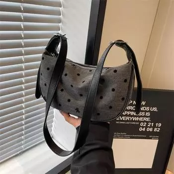 Женская сумка через плечо из нейлона, женская сумка через плечо, повседневная сумка через плечо, женские подмышечные сумки, высококачественный дизайнерский бренд, мода, новинка