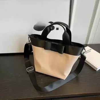 Женская сумка через плечо из плотной ткани Оксфорд, молния, шитье, модный тренд, женская сумка через плечо чёрный