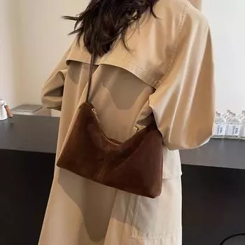 Женская сумка через плечо из ПУ с застежкой-молнией, однотонные сумки через плечо, прошитая пряжка, элегантная