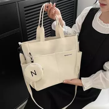 Женская сумка через плечо из японского холста, сумка-мессенджер для студентов, женские сумки, женская сумка хаки