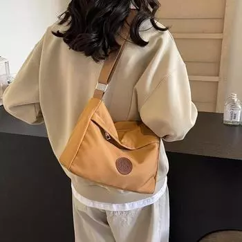 Женская сумка через плечо Легкая сумка-мессенджер Сумка через плечо большой вместимости хаки