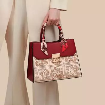 Женская сумка через плечо летняя сумка-тоут All-Match кожаная сумка для мам премиум-класса свадебная сумка