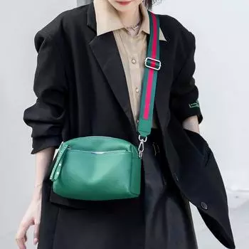 Женская сумка через плечо, маленькая сумка из мягкой кожи, маленькая сумка на одно плечо, модная кожаная сумка, женская сумка-клатч