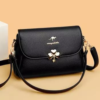 Женская сумка через плечо, модная атмосфера, сумка-мессенджер, женская большая вместимость, женская сумка для мам из мягкой кожи красный