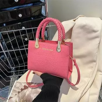 Женская сумка через плечо, модная повседневная сумочка и сумочка, винтажная сумка через плечо, женская маленькая квадратная сумка, дизайнерские сумки one size синий