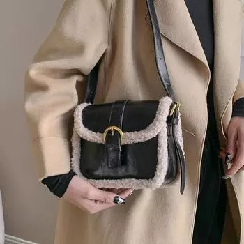 Женская сумка через плечо, модная универсальная сумка через плечо для женщин, квадратная сумка, кошелек и сумки, милые классные сумки one size чёрный