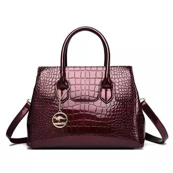 Женская сумка через плечо, модная, вместительная сумка-тоут для поездок на работу, женская переносная сумка-мессенджер чёрный