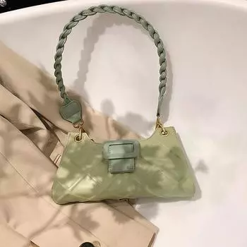 Женская сумка через плечо на одно плечо, сумка через подмышку, высококачественная текстура, летняя мода