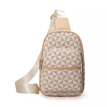 Женская сумка через плечо нагрудная сумка из искусственной кожи с принтом через плечо для мобильного телефона на открытом воздухе