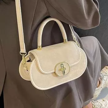 Женская сумка через плечо, новинка 2024 года, осенне-зимняя сумка, универсальный и нишевый дизайн, элитная и модная, портативная маленькая сумка на одно плечо