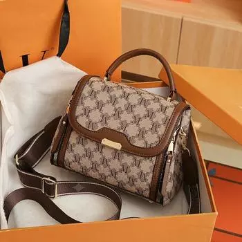 Женская сумка через плечо Old Flower от производителя. Новая модная и универсальная сумка Super Fire 2024 года для женщин. Маленькая ручная сумка через плечо.