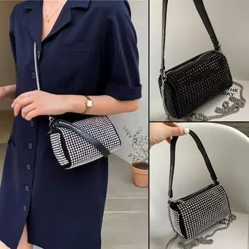 Женская сумка через плечо, подмышки, сумка-мессенджер, женские сумки через плечо чёрный