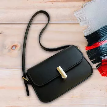 Женская сумка через плечо, повседневная сумка-тоут для летней вечеринки, отпуска, улицы, работы чёрный