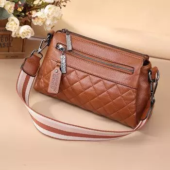 Женская сумка через плечо Rhombus Crossbody Bags чёрный