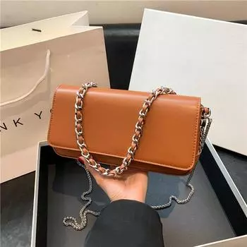 Женская сумка через плечо с французской нишей, весна-лето 2024, новая модная сумка через плечо в стиле ретро с текстурой в западном стиле