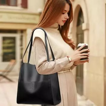 Женская сумка через плечо с карманом для смарт-карт, однотонная гладкая искусственная кожа серый