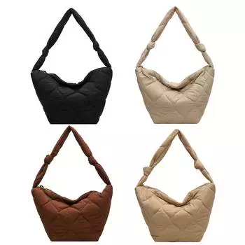 Женская сумка через плечо с мягкой подкладкой и ремешком с узлом, сумка через плечо, мягкая однотонная легкая повседневная сумка для женщин хаки