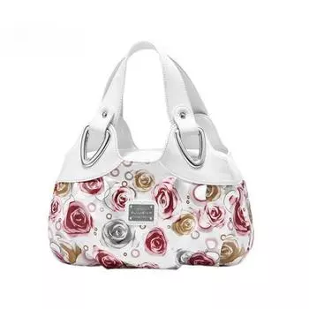 Женская сумка через плечо с несколькими карманами, популярная женская портативная сумка-мессенджер с цветочным принтом большой емкости
