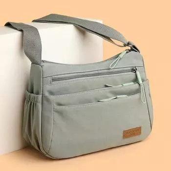 Женская сумка через плечо с несколькими отделениями, нейлоновая водоотталкивающая сумка для мам красный