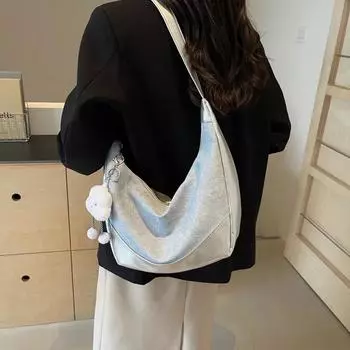 Женская сумка через плечо с полиуретановым швом, универсальная сумка через плечо, повседневная, на молнии, новая мода