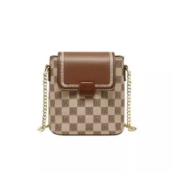 Женская сумка через плечо с принтом (16*11*19,5 см) 612420150 хаки