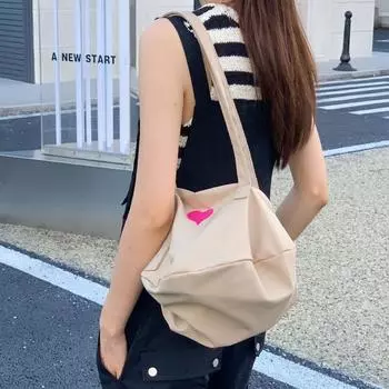 Женская сумка через плечо с принтом, большая вместительная сумка для подмышек, парусиновая большая сумка-тоут хаки