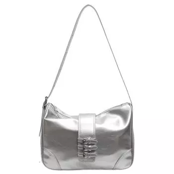 Женская сумка через плечо с регулируемым ремешком из искусственной кожи, сумка-хобо для работы, путешествий (черный)