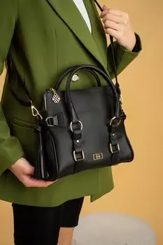 Женская сумка через плечо с регулируемым ремнем на молнии с 2 отделениями BAG1453-23T