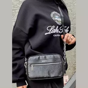 Женская сумка через плечо с ремешком-цепочкой