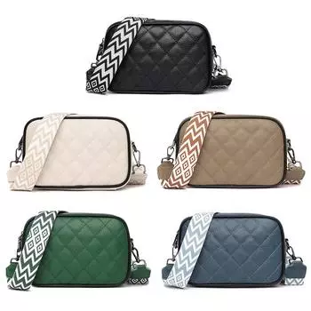 Женская сумка через плечо с широким ремешком, сумки из натуральной кожи под мышками, маленькие квадратные кошельки чёрный