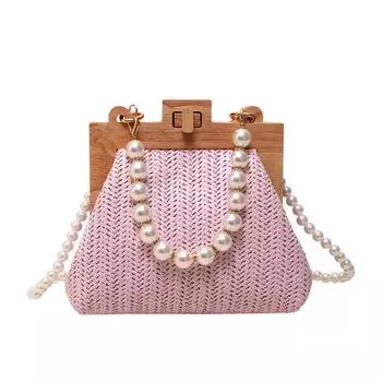 Женская сумка через плечо с соломенной застежкой, сумка через плечо, повседневная сумка, фирменный дизайн, модная новинка, высокое качество