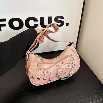 Женская сумка через плечо с внутренним отделением, сумка для ПК, карман на молнии, шов однотонный