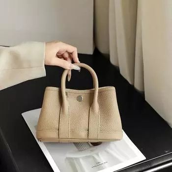 Женская сумка через плечо, симпатичная садовая сумка в иностранном стиле, сумка через плечо для пожилых людей Niche Design розовый