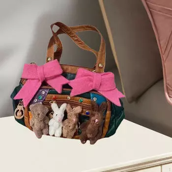 Женская сумка через плечо, симпатичная сумка-зайчик для уличного отдыха, летнего отдыха