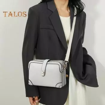 Женская сумка через плечо со съемным регулируемым плечевым ремнем, множество карманов, сумка через плечо или кошелек для телефона, косметичка из искусственной кожи для путешествий синий