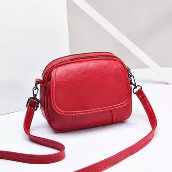 Женская сумка через плечо Сумка через плечо Маленькая и удобная для ношения чёрный