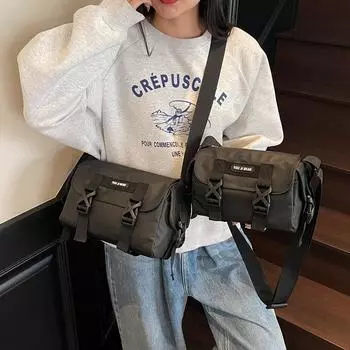 Женская сумка через плечо Сумка через плечо большой вместимости Small чёрный