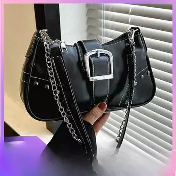 Женская сумка через плечо, сумка через подмышку, сумка через подмышку, плиссированная сумка-седло, однотонная сумка-мессенджер, кошелек, сумки-хобо