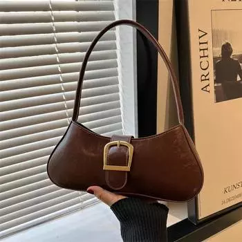 Женская сумка через плечо сумка подмышкой простая повседневная стиль палка модный тренд зима новая