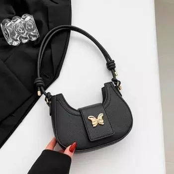 Женская сумка через плечо Tide of Personality, нишевый дизайн, иностранная бабочка, популярная, монохромная, новая